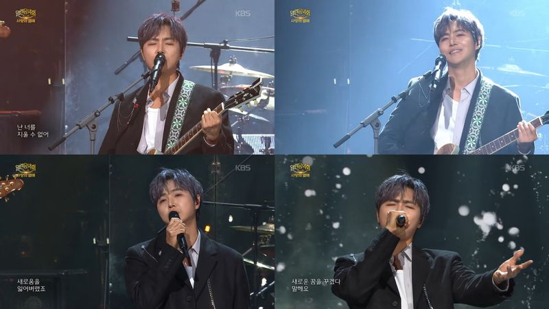 가수 정동하가 ‘열린음악회’에 출연해 신곡 ‘그 집 앞’ 무대를 선보였다. 정동하는 지난 30일 오후 5시 40분 KBS1TV에서 방송된 ‘열린음악회(연출 정미영)’에 출연했다. 이번 방송은 ‘사랑의 열매’ 특집으로 꾸며져 따뜻한 무드를 자아냈다. 이날 정동하는 기타와 함께 등장해 지난 11월 14일 발매된 리메이크 신곡 ‘그 집 앞’ 무대를 선보였다. 풍성한 밴드 사운드와 중독성 강한 멜로디 위에 정동하만의 짙은 호소력과 음악적 색채를 입혀, 곡