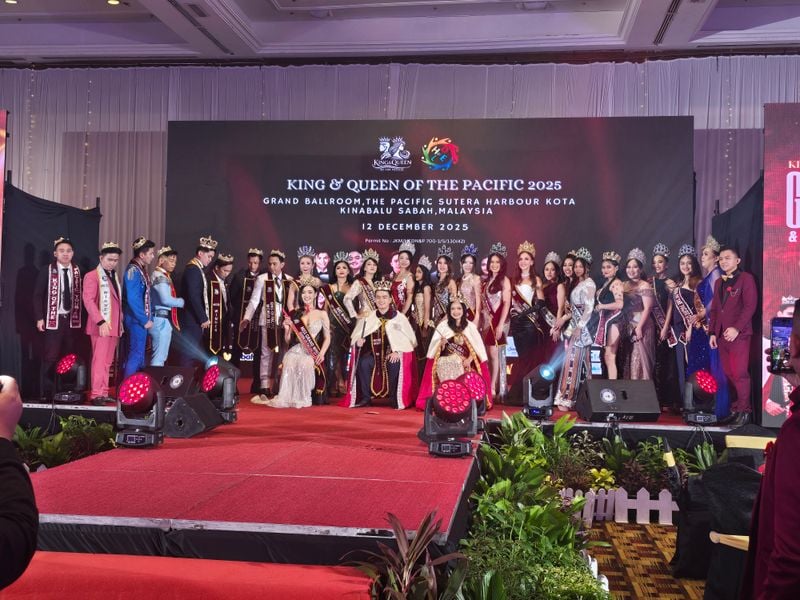 킹앤퀸 퍼시픽 대회 참가자 및 심사위원 그리고 협찬사