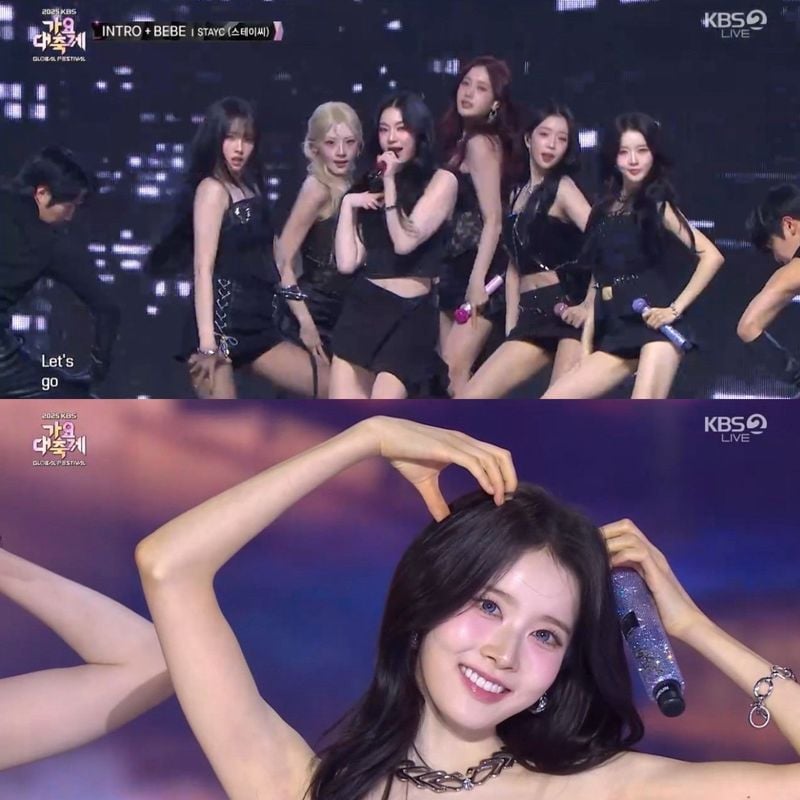 [사진 = KBS 2TV '2025 KBS 가요대축제 글로벌 페스티벌' 방송 화면 캡처]