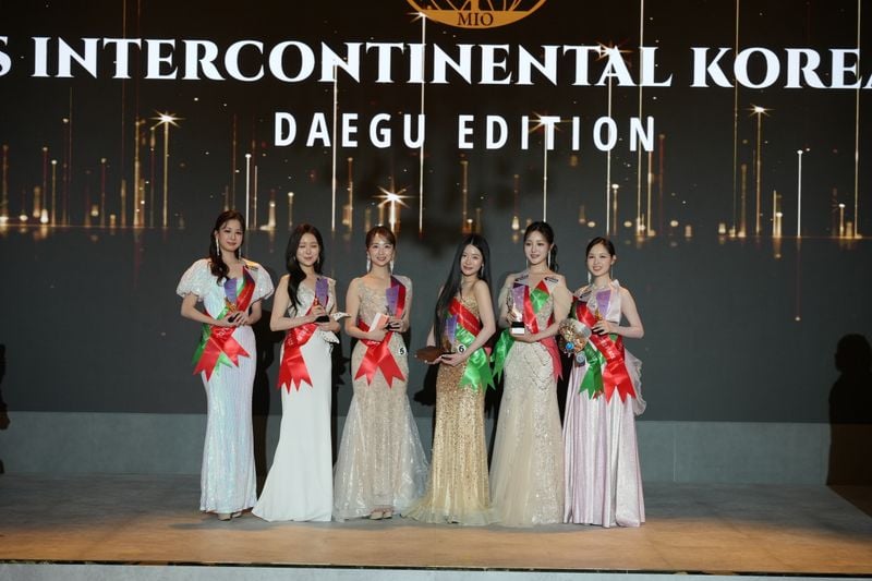 미스인터콘티넨탈 2026 대구 지역 에디션 탑6 수상자