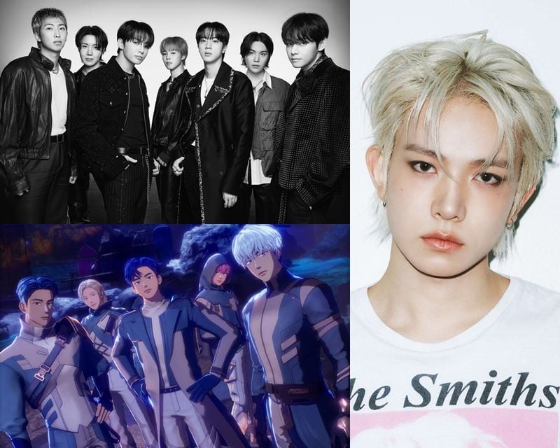 [사진 = 빅히트 뮤직(방탄소년단), 블래스트(플레이브), 빌리프랩(에반) 제공]