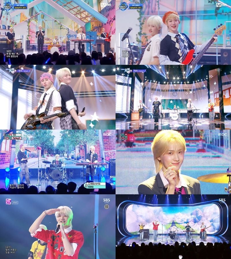 [사진 = Mnet '엠카운트다운', KBS2 '뮤직뱅크', MBC '쇼! 음악중심', SBS '인기가요' 방송 화면 캡처]