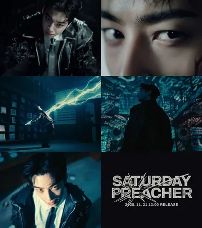 차은우, 타이틀곡 ‘SATURDAY PREACHER’ MV 티저 공개