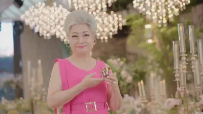 골드클래스 시니어모델 신정심 실비아 화장품 시에프 촬영