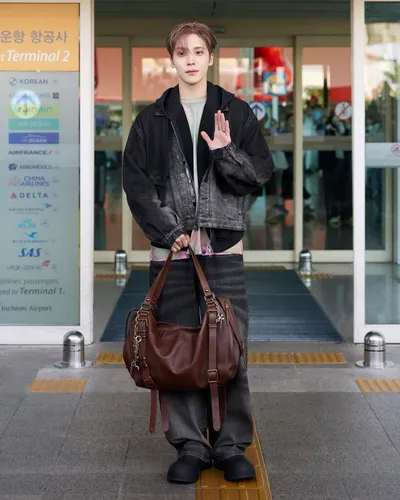 에이티즈(ATEEZ) 윤호, 디젤 SS27 밀라노 패션쇼 참석 차 출국