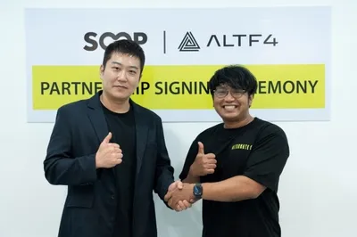 SOOP, 태국 크리에이터 MCN ‘ALTF4’와 전략적 파트너십 체결